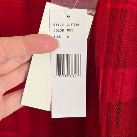 JULIA JORDAN Sheath Mini Dress in Vibrant Red Size 6 — NWT - Picture 10 of 11